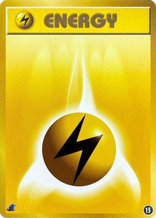 Basic Lightning Energy - 15 (15) - Intro Pack Neo Totodile Intro Pack Neo (Totodile) Pokemon Japanese Single  Squirtle Squad Card Shop.