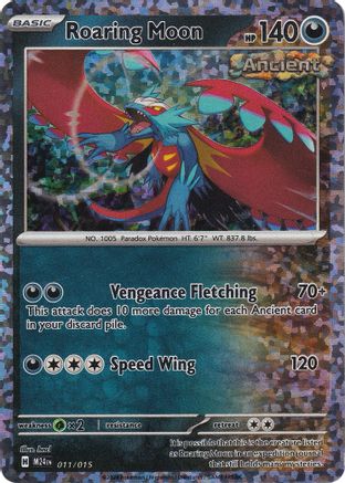 Roaring Moon 011  - Holofoil McDonalds Promos 2024 - Promo McDonald's Promos 2024 Pokemon Single  Squirtle Squad Card Shop.
