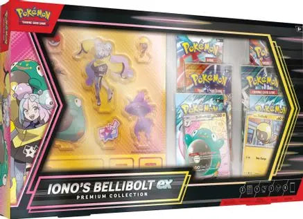 Iono’s Bellibolt ex Premium Collection Miscellaneous Cards & Products Pokemon Sealed  Squirtle Squad Card Shop.
