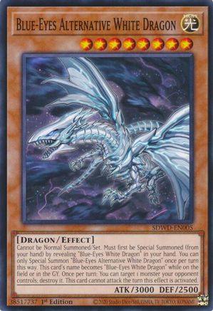 Blue-Eyes Alternative White Dragon (SDWD-EN005) - Structure Deck: Blue-Eyes White Destiny Unlimited Structure Deck: Blue-Eyes White Destiny Yugioh Single  Squirtle Squad Card Shop.