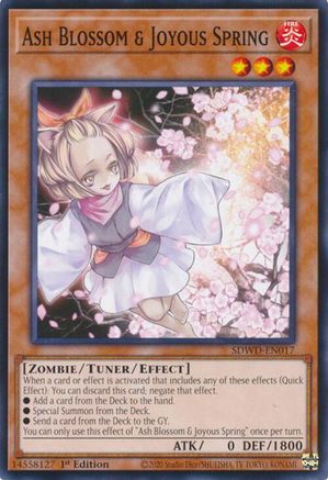 Ash Blossom & Joyous Spring (SDWD-EN017) - Structure Deck: Blue-Eyes White Destiny Unlimited Structure Deck: Blue-Eyes White Destiny Yugioh Single  Squirtle Squad Card Shop.