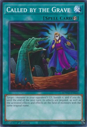 Called by the Grave (SDWD-EN026) - Structure Deck: Blue-Eyes White Destiny 1st Edition Structure Deck: Blue-Eyes White Destiny Yugioh Single  Squirtle Squad Card Shop.