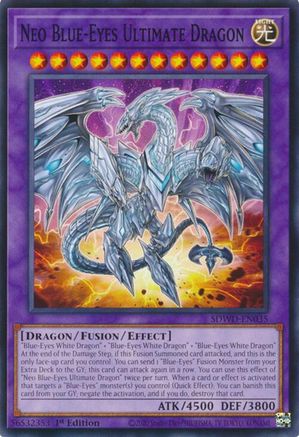 Neo Blue-Eyes Ultimate Dragon (SDWD-EN035) - Structure Deck: Blue-Eyes White Destiny 1st Edition Structure Deck: Blue-Eyes White Destiny Yugioh Single  Squirtle Squad Card Shop.