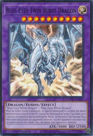 Blue-Eyes Twin Burst Dragon (SDWD-EN036) - Structure Deck: Blue-Eyes White Destiny 1st Edition Structure Deck: Blue-Eyes White Destiny Yugioh Single  Squirtle Squad Card Shop.