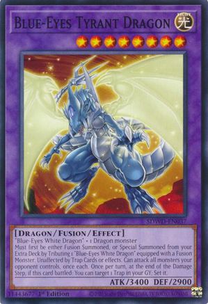 Blue-Eyes Tyrant Dragon (SDWD-EN037) - Structure Deck: Blue-Eyes White Destiny 1st Edition Structure Deck: Blue-Eyes White Destiny Yugioh Single  Squirtle Squad Card Shop.