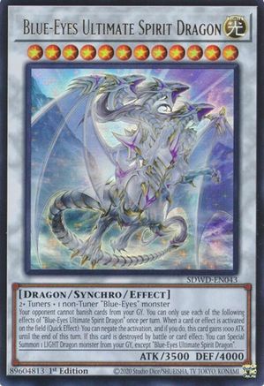 Blue-Eyes Ultimate Spirit Dragon (SDWD-EN043) - Structure Deck: Blue-Eyes White Destiny Unlimited Structure Deck: Blue-Eyes White Destiny Yugioh Single  Squirtle Squad Card Shop.