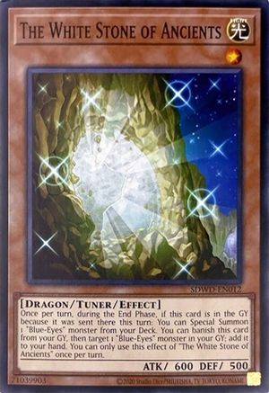 The White Stone of Ancients (Unlimited Misprint) (SDWD-EN012) - Structure Deck: Blue-Eyes White Destiny Unlimited Structure Deck: Blue-Eyes White Destiny Yugioh Single  Squirtle Squad Card Shop.