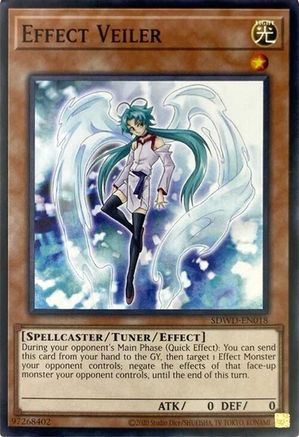 Effect Veiler (Unlimited Misprint) (SDWD-EN018) - Structure Deck: Blue-Eyes White Destiny Unlimited Structure Deck: Blue-Eyes White Destiny Yugioh Single  Squirtle Squad Card Shop.