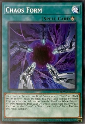Chaos Form (Unlimited Misprint) (SDWD-EN020) - Structure Deck: Blue-Eyes White Destiny Unlimited Structure Deck: Blue-Eyes White Destiny Yugioh Single  Squirtle Squad Card Shop.
