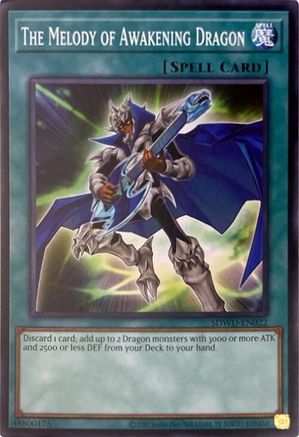 The Melody of Awakening Dragon (Unlimited Misprint) (SDWD-EN022) - Structure Deck: Blue-Eyes White Destiny Unlimited Structure Deck: Blue-Eyes White Destiny Yugioh Single  Squirtle Squad Card Shop.