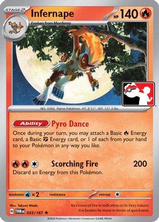 Infernape 033/167  Prize Pack Series Cards - Rare Prize Pack Series Cards Pokemon Single  Squirtle Squad Card Shop.