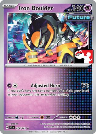 Iron Boulder 071  - Holofoil Prize Pack Series Cards - Rare Prize Pack Series Cards Pokemon Single  Squirtle Squad Card Shop.