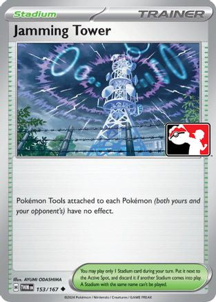 Jamming Tower 153  Prize Pack Series Cards - Uncommon Prize Pack Series Cards Pokemon Single  Squirtle Squad Card Shop.