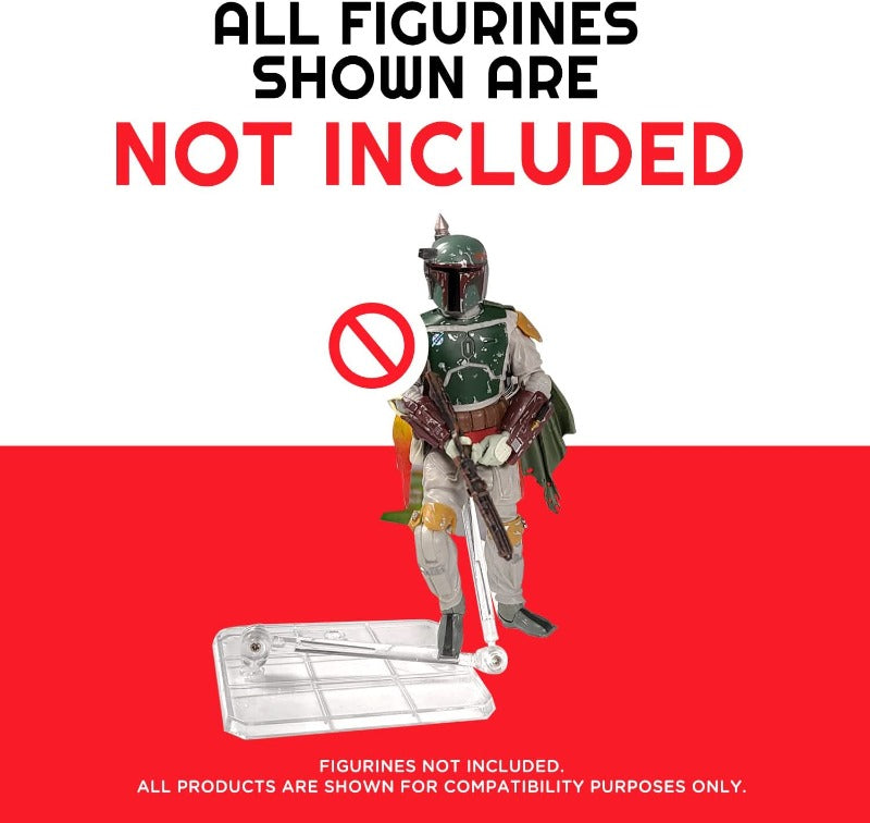 EVORETRO Articulated Plastic Stands for 3.75 and 6 Inches Action Figure EVORETRO Canada Figurine Protectors  Squirtle Squad Card Shop.