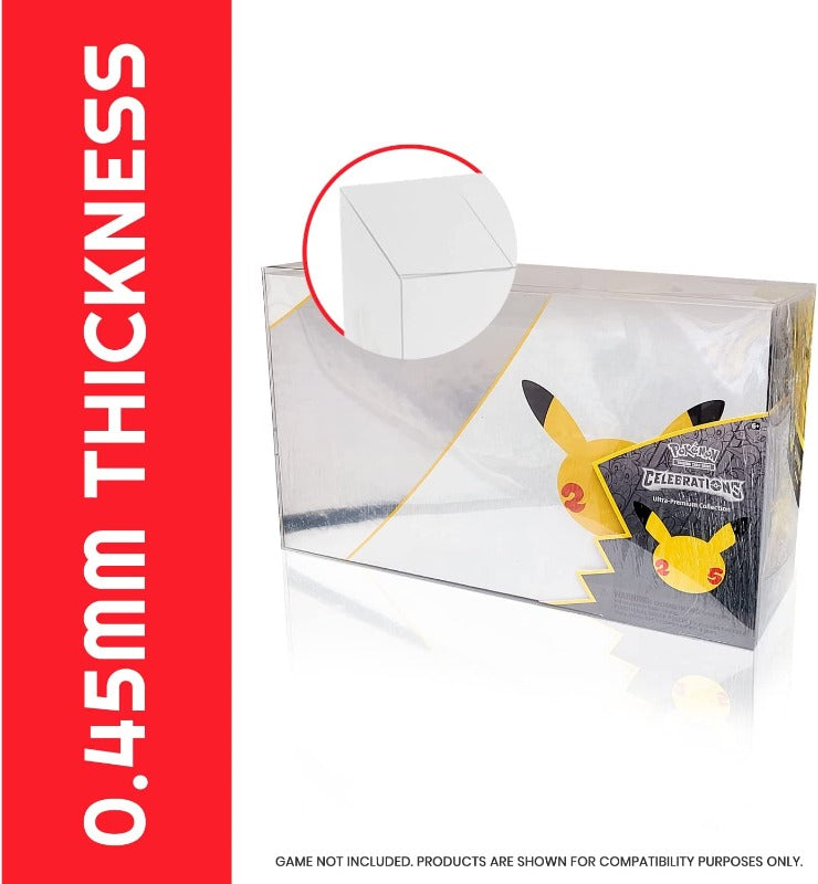Pokemon Celebrations Ultra Premium UPC PET Protector 0.45MM - Pack of 1 EVORETRO Canada Card Protectors  Squirtle Squad Card Shop.