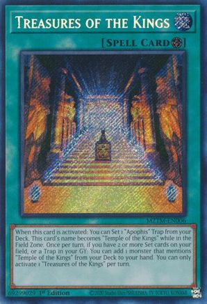 Treasures of the Kings (MZTM-EN006) - Maze of the Master 1st Edition Maze of the Master Yugioh Single  Squirtle Squad Card Shop.