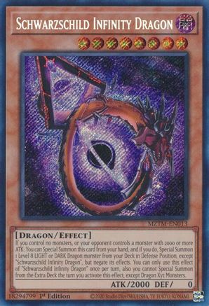 Schwarzschild Infinity Dragon (MZTM-EN013) - Maze of the Master 1st Edition Maze of the Master Yugioh Single  Squirtle Squad Card Shop.