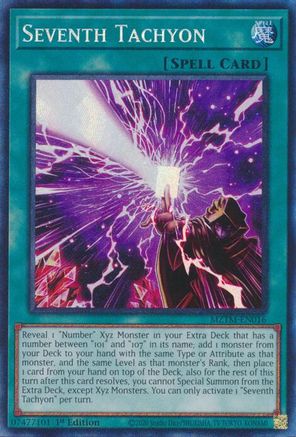 Seventh Tachyon (CR) (MZTM-EN016) - Maze of the Master 1st Edition Maze of the Master Yugioh Single  Squirtle Squad Card Shop.