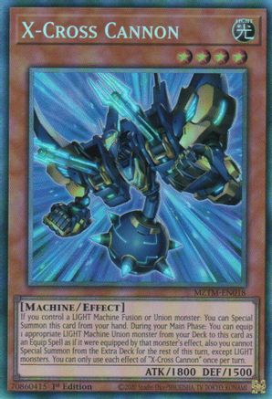 X-Cross Cannon (CR) (MZTM-EN018) - Maze of the Master 1st Edition Maze of the Master Yugioh Single  Squirtle Squad Card Shop.