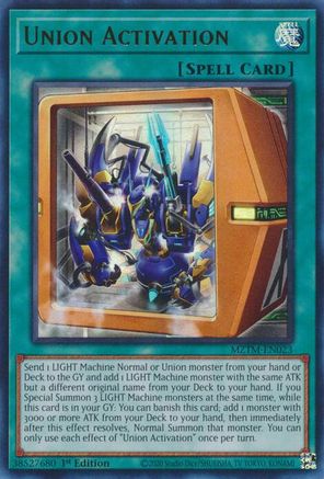 Union Activation (MZTM-EN023) - Maze of the Master 1st Edition Maze of the Master Yugioh Single  Squirtle Squad Card Shop.