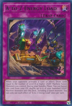 A-to-Z Energy Load (MZTM-EN024) - Maze of the Master 1st Edition Maze of the Master Yugioh Single  Squirtle Squad Card Shop.