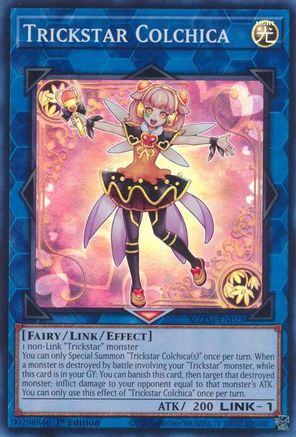 Trickstar Colchica (MZTM-EN028) - Maze of the Master 1st Edition Maze of the Master Yugioh Single  Squirtle Squad Card Shop.