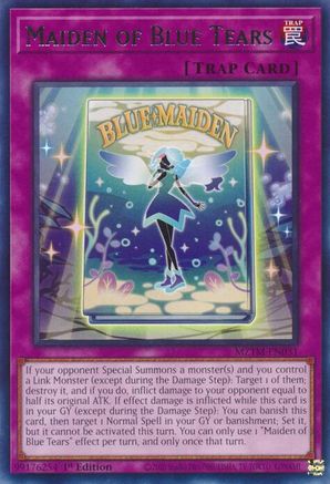 Maiden of Blue Tears (MZTM-EN031) - Maze of the Master 1st Edition Maze of the Master Yugioh Single  Squirtle Squad Card Shop.