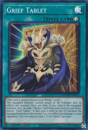 Grief Tablet (MZTM-EN032) - Maze of the Master 1st Edition Maze of the Master Yugioh Single  Squirtle Squad Card Shop.