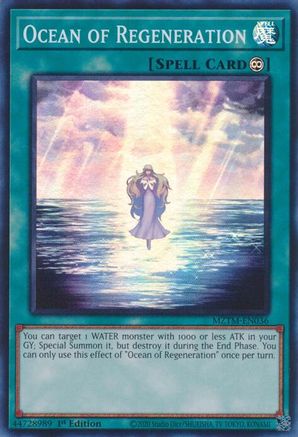 Ocean of Regeneration (MZTM-EN036) - Maze of the Master 1st Edition Maze of the Master Yugioh Single  Squirtle Squad Card Shop.