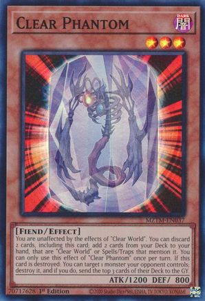Clear Phantom (MZTM-EN037) - Maze of the Master 1st Edition Maze of the Master Yugioh Single  Squirtle Squad Card Shop.