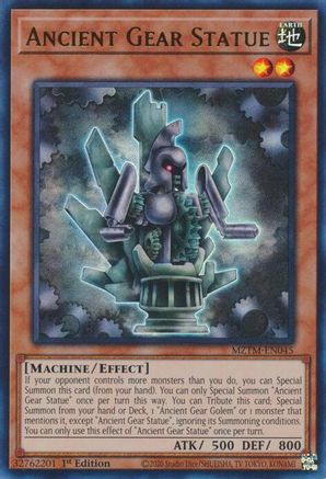 Ancient Gear Statue (MZTM-EN045) - Maze of the Master 1st Edition Maze of the Master Yugioh Single  Squirtle Squad Card Shop.