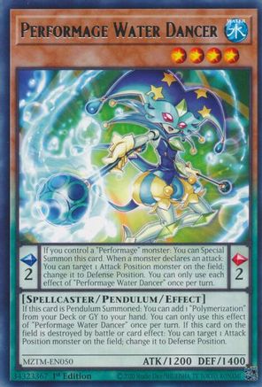 Performage Water Dancer (MZTM-EN050) - Maze of the Master 1st Edition Maze of the Master Yugioh Single  Squirtle Squad Card Shop.