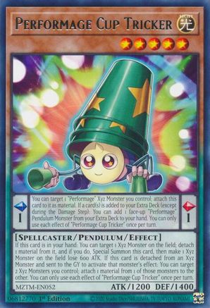 Performage Cup Tricker (MZTM-EN052) - Maze of the Master 1st Edition Maze of the Master Yugioh Single  Squirtle Squad Card Shop.