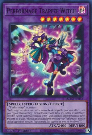 Performage Trapeze Witch (MZTM-EN053) - Maze of the Master 1st Edition Maze of the Master Yugioh Single  Squirtle Squad Card Shop.