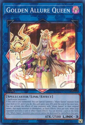 Golden Allure Queen (MZTM-EN058) - Maze of the Master 1st Edition Maze of the Master Yugioh Single  Squirtle Squad Card Shop.