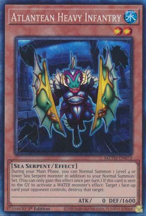 Atlantean Heavy Infantry (CR) (MZTM-EN073) - Maze of the Master 1st Edition Maze of the Master Yugioh Single  Squirtle Squad Card Shop.