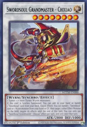 Swordsoul Grandmaster - Chixiao (MZTM-EN088) - Maze of the Master 1st Edition Maze of the Master Yugioh Single  Squirtle Squad Card Shop.