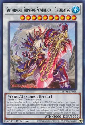 Swordsoul Supreme Sovereign - Chengying (MZTM-EN089) - Maze of the Master 1st Edition Maze of the Master Yugioh Single  Squirtle Squad Card Shop.