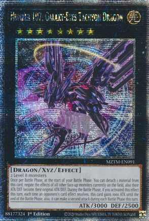 Number 107: Galaxy-Eyes Tachyon Dragon (Quarter Century Secret Rare) (MZTM-EN091) - Maze of the Master 1st Edition Maze of the Master Yugioh Single  Squirtle Squad Card Shop.