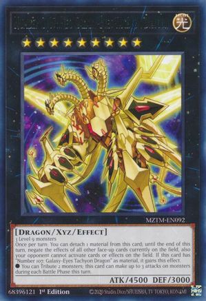 Number C107: Neo Galaxy-Eyes Tachyon Dragon (MZTM-EN092) - Maze of the Master 1st Edition Maze of the Master Yugioh Single  Squirtle Squad Card Shop.