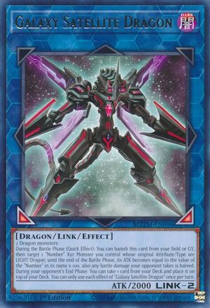 Galaxy Satellite Dragon (MZTM-EN096) - Maze of the Master 1st Edition Maze of the Master Yugioh Single  Squirtle Squad Card Shop.