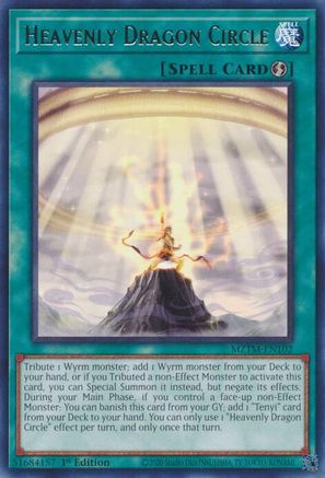 Heavenly Dragon Circle (MZTM-EN102) - Maze of the Master 1st Edition Maze of the Master Yugioh Single  Squirtle Squad Card Shop.