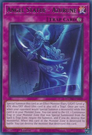 Angel Statue - Azurune (MZTM-EN109) - Maze of the Master 1st Edition Maze of the Master Yugioh Single  Squirtle Squad Card Shop.
