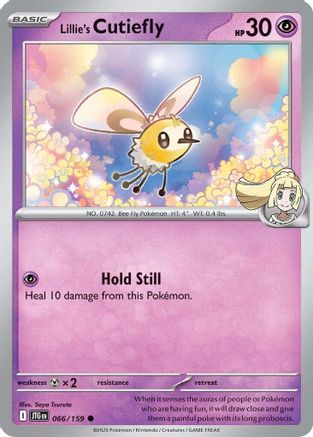 Lillie's Cutiefly 066  SV09 Journey Together - Common SV09: Journey Together Pokemon Single  Squirtle Squad Card Shop.
