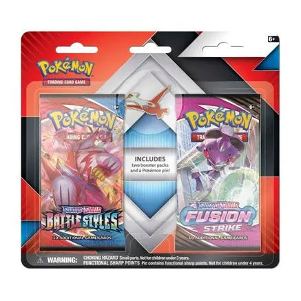 2 Booster Packs & Latias Collector's Pin Miscellaneous Cards & Products Pokemon Sealed  Squirtle Squad Card Shop.
