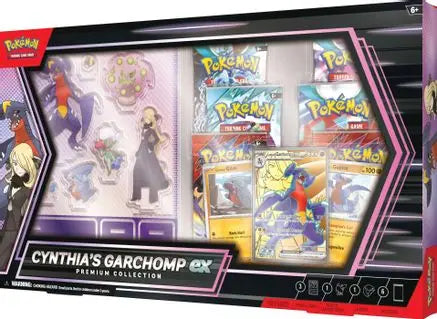 Cynthia's Garchomp ex Premium Collection Miscellaneous Cards & Products Pokemon Sealed  Squirtle Squad Card Shop.