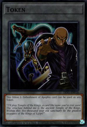 Token: Odion & Embodiment of Apophis (TKN5-EN018) - Supreme Darkness Unlimited Supreme Darkness Yugioh Single  Squirtle Squad Card Shop.
