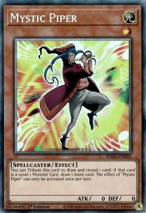 Mystic Piper (PCR) (RA04-EN005) - Quarter Century Stampede 1st Edition Quarter Century Stampede Yugioh Single  Squirtle Squad Card Shop.