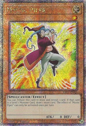 Mystic Piper (Quarter Century Secret Rare) (RA04-EN005) - Quarter Century Stampede 1st Edition Quarter Century Stampede Yugioh Single  Squirtle Squad Card Shop.