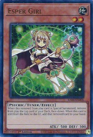 Esper Girl (UR) (RA04-EN006) - Quarter Century Stampede 1st Edition Quarter Century Stampede Yugioh Single  Squirtle Squad Card Shop.